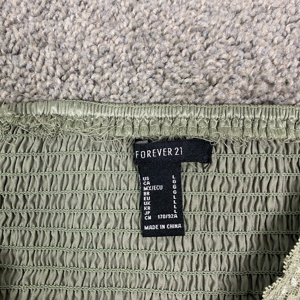 Green puffy tshirt‎ cropped - Picture 5 of 6